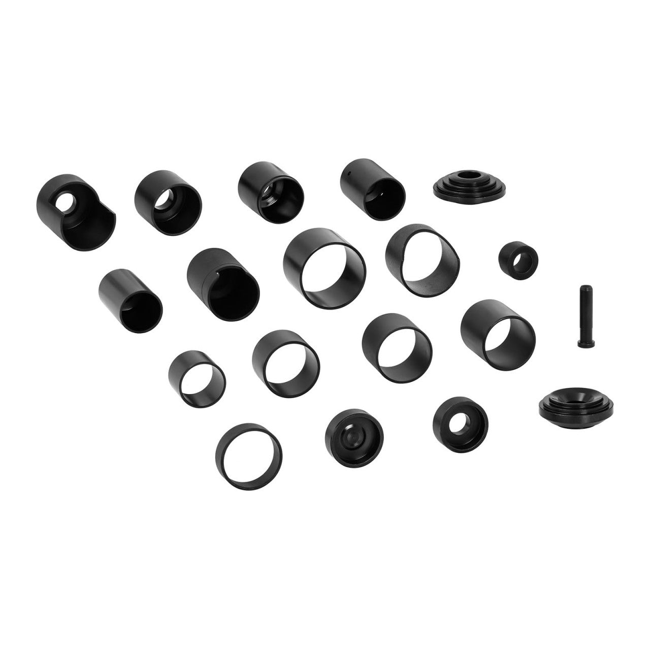 Estrattore per giunti sferici in acciaio per auto con valigetta box 21 pezzi 14_0001602