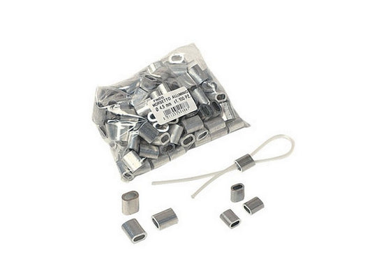morsetto in alluminio per cavetto nyofil 100 pz. cod:ferx.vit25247