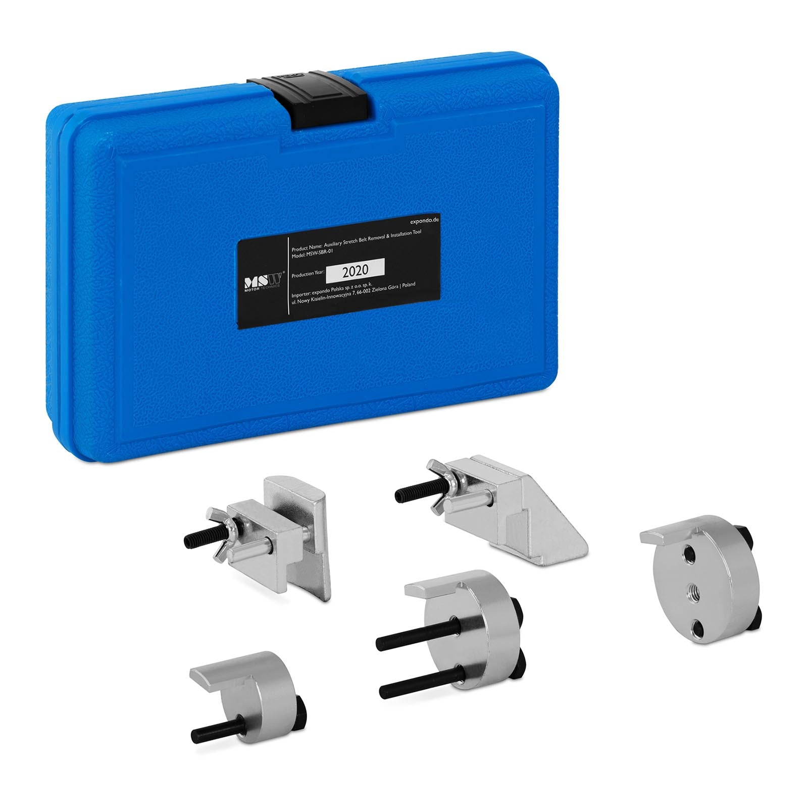 Attrezzo per cinghia trapezoidale scanalata - universale - 5 pezzi garage auto officina 14_0006486