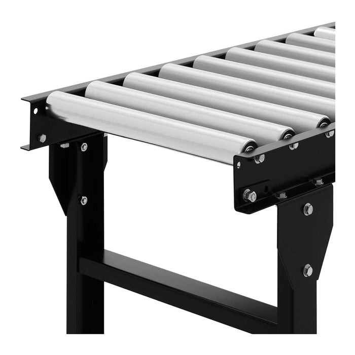 Trasportatore a rulli - 400 kg - 300 cm - 30 rulli - regolabile in altezza 14_0007252