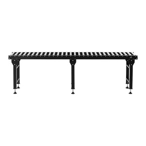 Trasportatore a rulli - 400 kg - 300 cm - 30 rulli - regolabile in altezza 14_0007252