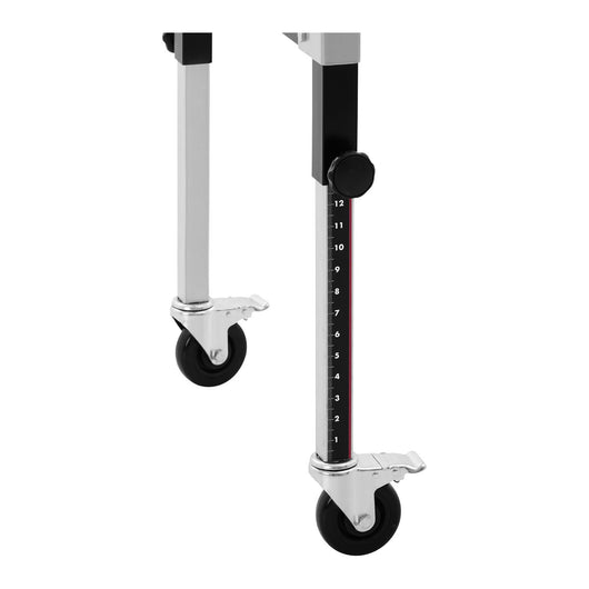 Trasportatore a rulli - 130 kg - 147 cm - 9 rulli - regolabile in altezza - pieghevole 14_0007253