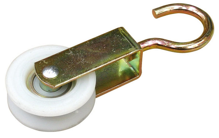 carrucola per stendibiancheria ruote in nylon ï esterno mm. 50 cod:ferx.vit24298