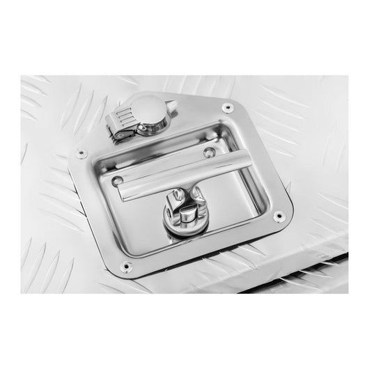Box portaoggetti in alluminio 45 x 60 x 45 cm 120 litri con serratura 14_0001074
