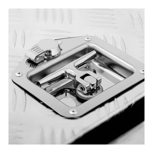 Contenitore in alluminio 177 x 40 x 40 cm 280 litri con serratura 14_0001073