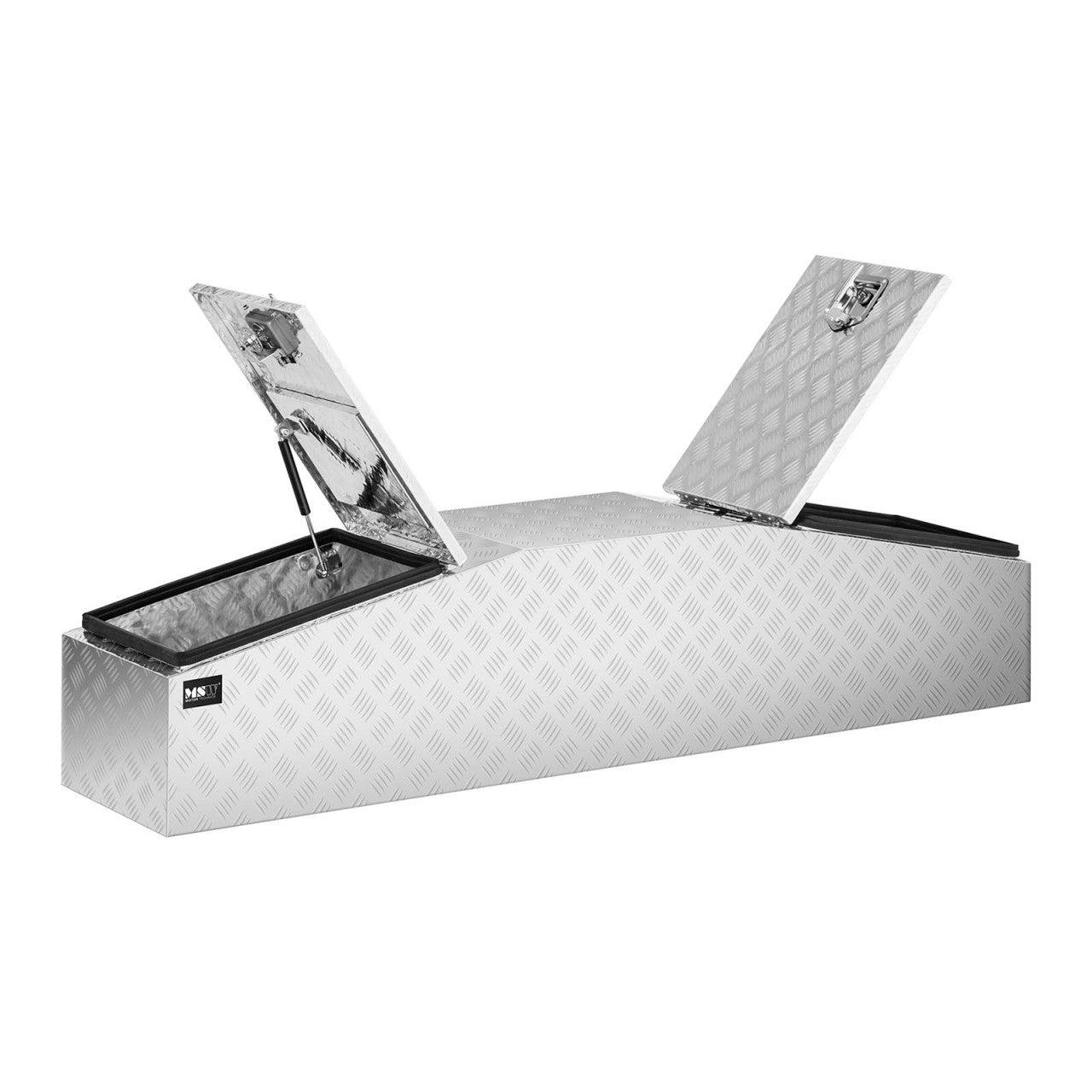 Contenitore in alluminio 177 x 40 x 40 cm 280 litri con serratura 14_0001073