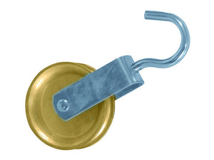 carrucola per stendibiancheria in ottone ï mm. 30 cod:ferx.vit33672