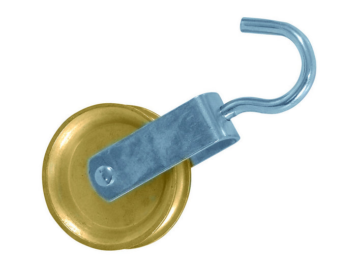 carrucola per stendibiancheria in ottone ï mm. 30 cod:ferx.vit33672