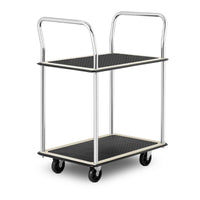 Carrello di movimentazione 120 kg max 2 vassoi portautensili da officina 14_0007231