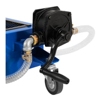 Vasca mobile per il recupero dell'olio - 55 litri - pompa manuale attrezzi officina auto 14_0006320