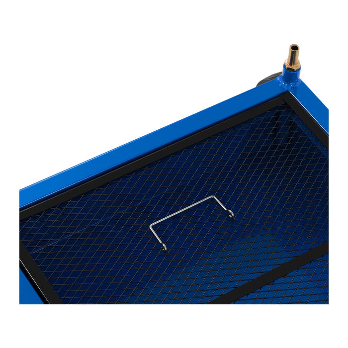 Vasca mobile per il recupero dell'olio - 55 litri - pompa manuale attrezzi officina auto 14_0006320