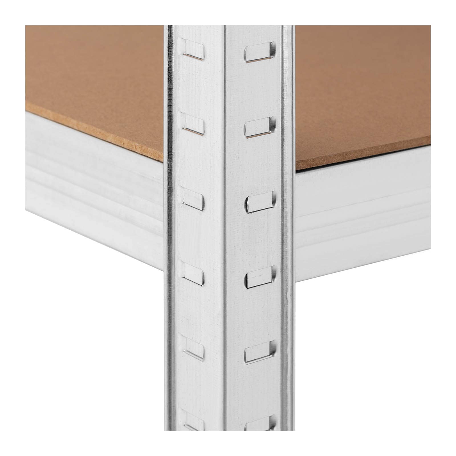 Ripiano per carichi pesanti 100 x 60 x 197 cm supporta 5 x 150 kg robusto garage officina attrezzi grigio 14_0005173