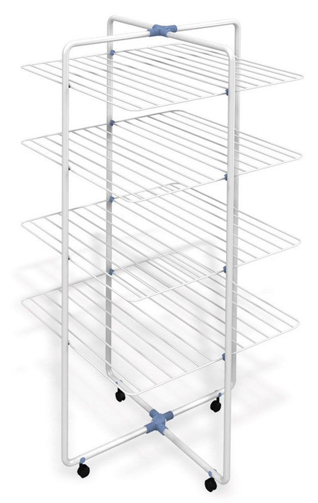 stendibiancheria a torre vip 3 piani cm. 70,5x70,5x131 h stenditura mt. 30 cod:ferx.vit23408