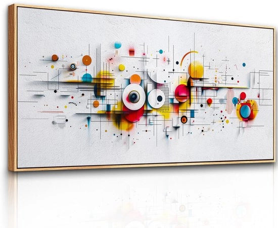 Schilderiet a Tela Grande 50x100 cm - Decorazione Moderna per la Stanza - Arte Astratta - Decorazione per la Parete - Decorazione per la Camera da Letto o Ufficio - Arte Decorativa per la Parete - Scheda per la Parete