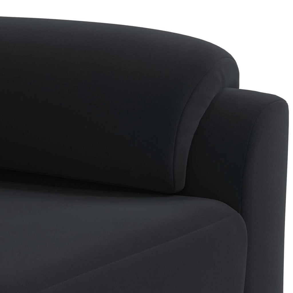 Divano Nero 94 x 85 x 93 cm Velluto 42040813