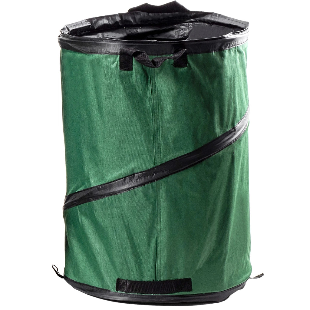 KADAX Sacchetto per foglie, rifiuti da giardino, pieghevole, resistente, con maniglie, 120 L