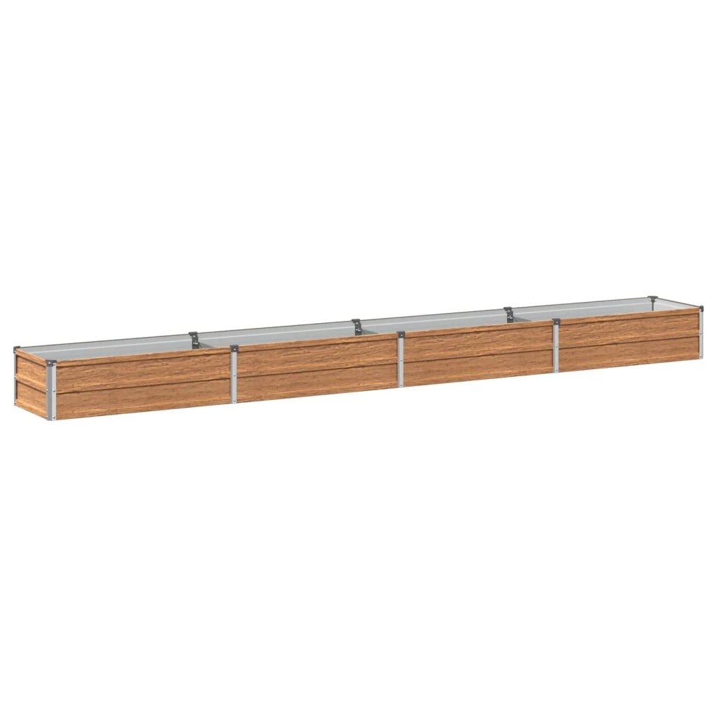 Letto rialzato da giardino Marrone legno 320 x 40 x 24 cm 8006339