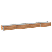 Letto rialzato da giardino Marrone legno 320 x 40 x 24 cm 8006339