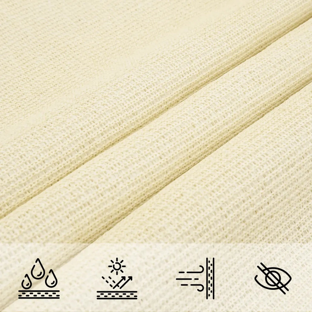 Vela Parasole 160 g/mÂ² Crema 3x4 m in HDPE  cod mxl 12135