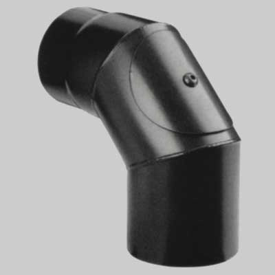 CURVA CHIUSA CON ISPEZIONE NERO OPACO  90  °  EE ? 130     MADE IN ITALY
