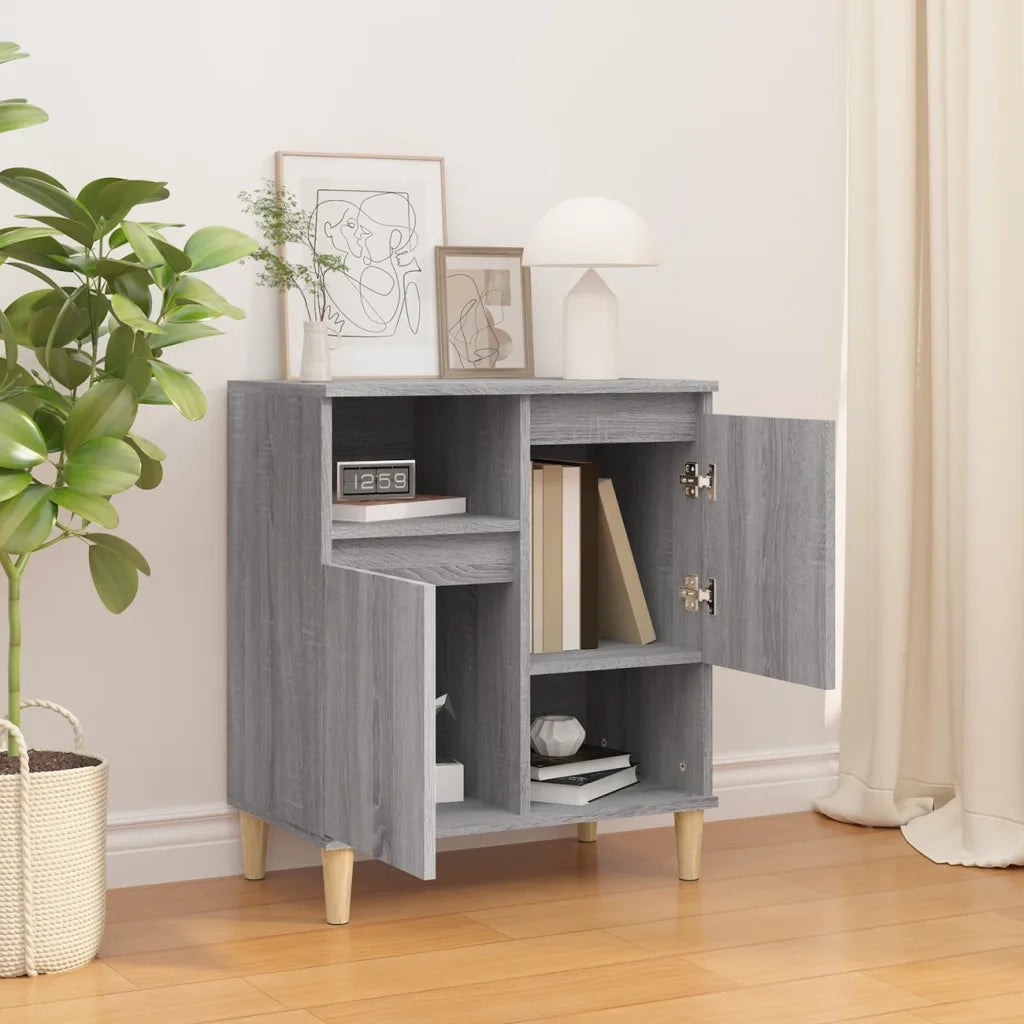 Credenza Grigio Sonoma 60x35x70 cm in Legno Multistratocod mxl 79277