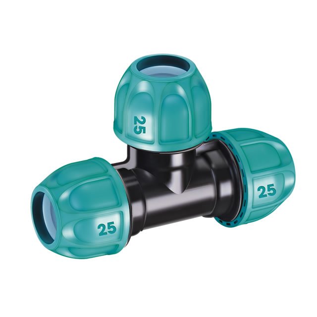 Raccordo a T per tubo 3/4" Claber