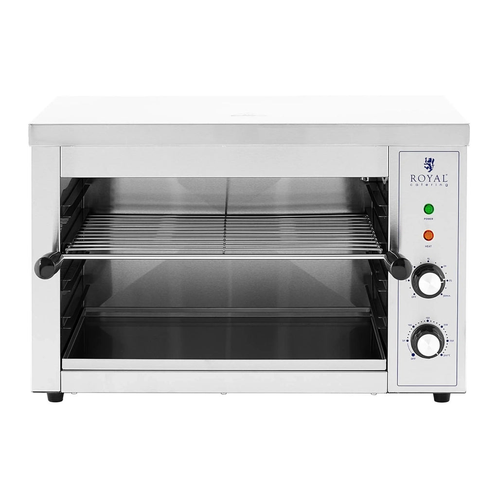 Griglia salamandra - 3000 watt - 50-300°C professionale in acciaio inox 14_0004997