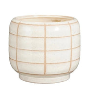 Vaso tondo Jake bianco sporco  16x19 cm