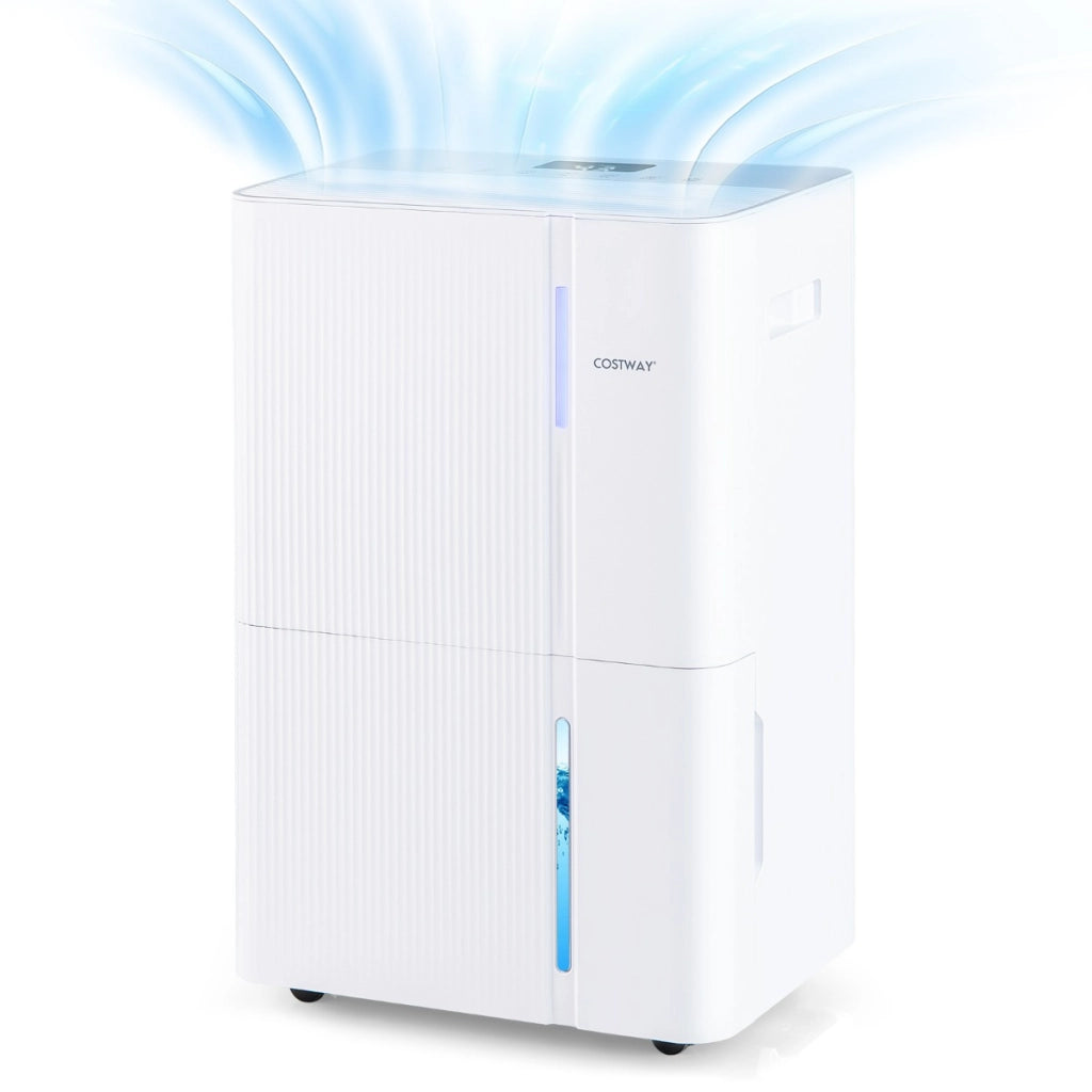 Deumidificatore 40 L/giorno per casa con 3 modalit¨¤, Deumidificatore a risparmio energetico per bagno-Condizionatori aria