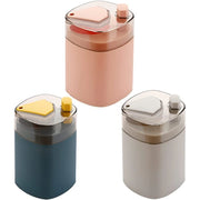 Trade Shop - Kit 3 Pezzi Porta Stuzzicadenti Automatico Dispenser Pop-up Pulizia Denti Cucina -