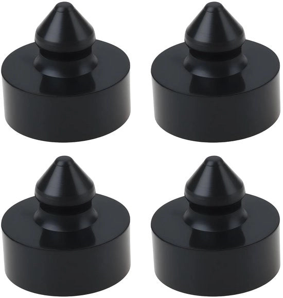 Blocco di Gomma per Sedile - 4x Stopper Sedili Motocicletta - Gomma Duraturo - Dampening Vibratori - Diametro Esterno 20 mm - Altezza 18 mm - Foro di Montaggio 8 mm/9,5 mm - Blocco Sedile