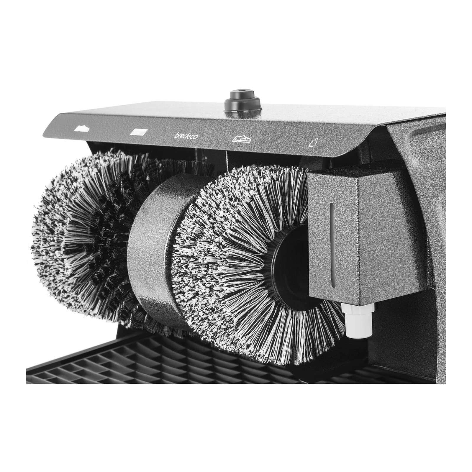 Lucidascarpe 3 spazzole acciaio struttura metallica 14_0004383