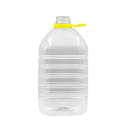 Contenitore PET bottiglia da 5 lt con manico e tappo a vite uso alimentare