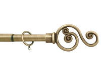 bastone per tende violino estensibile cm. 300¸380 col. oro antico cod:ferx.vit53864