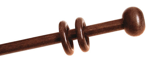 scorritenda a strappo in legno ï mm. 11 col. noce cm. 120 cod:ferx.vit20500