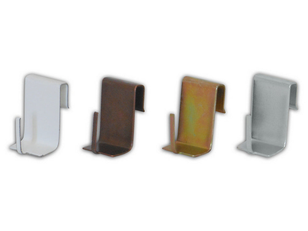 supporto a gancio per stanghette 100 pz  col. bronzato cod:ferx.vit37780