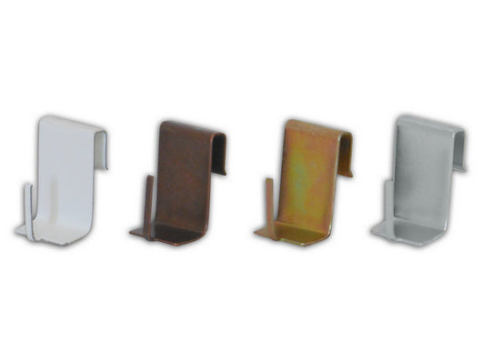 supporto a gancio per stanghette 100 pz  col. bronzato cod:ferx.vit37780