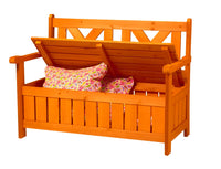 Elegante panca a cassapanca: panca da giardino con nascondiglio segreto