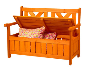 Elegante panca a cassapanca: panca da giardino con nascondiglio segreto