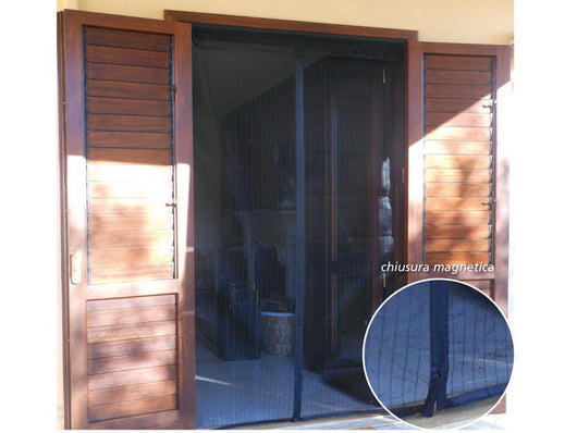 zanzariera magnetica cm. 120x240 col. nero cod:ferx.vit41204