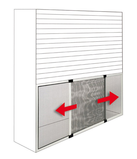 zanzariera estensibile per finestre bianco ral 9010 cm. 70x50 cod:ferx.vit52833