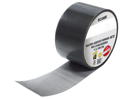 nastro adesivo ripara rete zanzariera cm. 5x200 cod:ferx.vit48948
