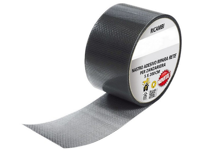 nastro adesivo ripara rete zanzariera cm. 5x200 cod:ferx.vit48948