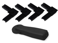 kit 4 angoli + rotella per profilo zanzariera clarissa cod:ferx.vit53782