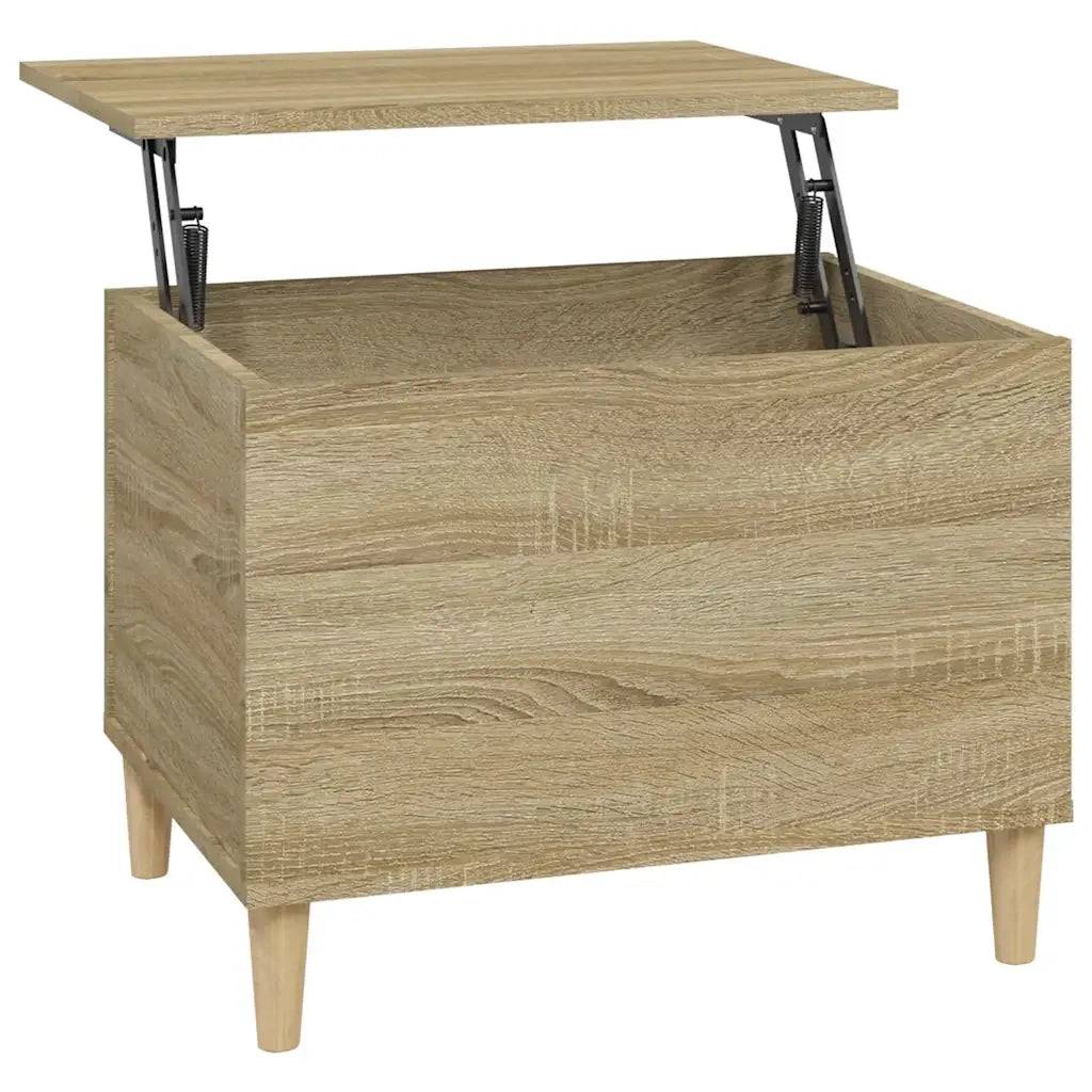 Tavolino Salotto Rovere Sonoma 60x44,5x45 cm Legno Multistrato cod mxl 20939