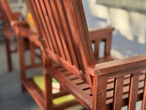 Panca da giardino con tavolo, panca doppia a 2 posti