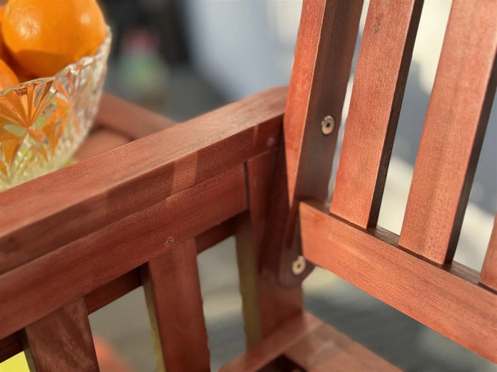 Panca da giardino con tavolo, panca doppia a 2 posti