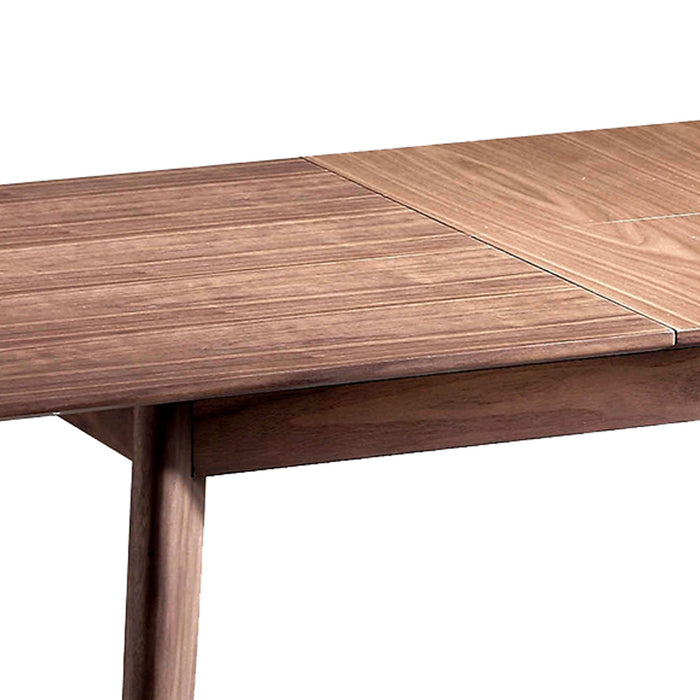 Tavolo da pranzo allungabile rettangolare noce