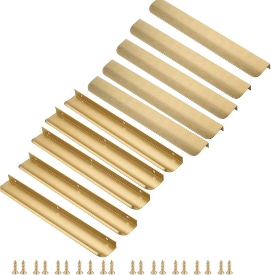 Greppini nascosti per armadi cucina - 10 pezzi - 256 mm distanza da foro
