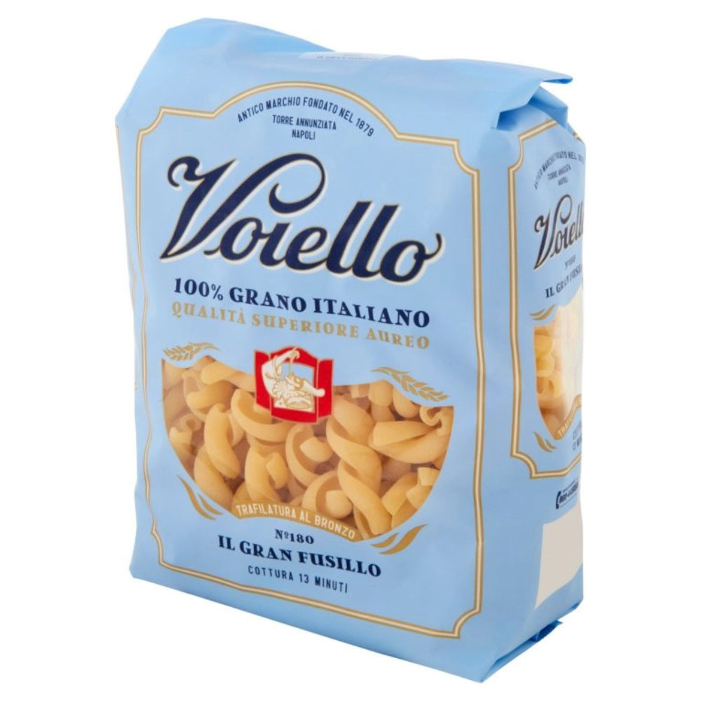 Voiello il gran fusillo n. 180 pasta trafilata al bronzo da 500 grammi